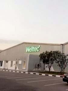 warehouse facade signage